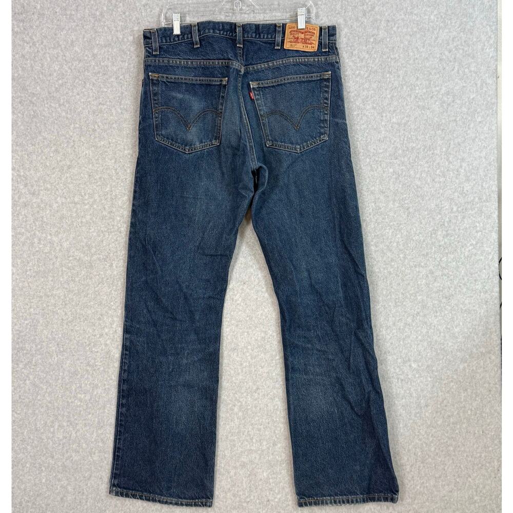 Vtg Y2K Levis 517 Bootcut Jeans Size 38x34 Classic Basic Everyday 2006 Mexico
